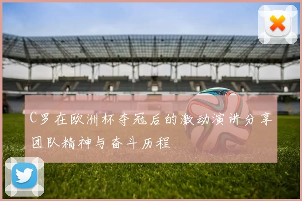 C罗在欧洲杯夺冠后的激动演讲分享团队精神与奋斗历程